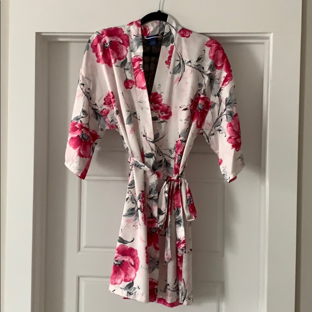 White and Pink Robe